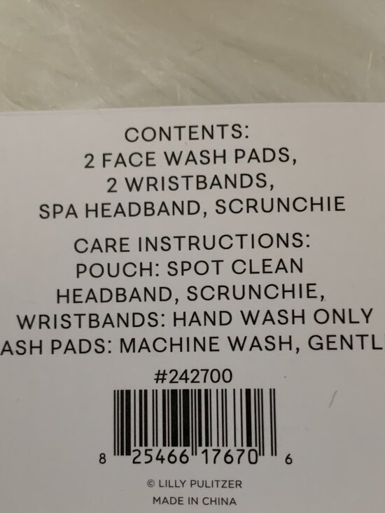 LILLY PULITZER Self Care Set (7 Pieces Set: Hair Accessories)